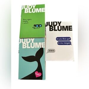 Judy Blume Set Of 3 Paperback Teen Coming Of Age Books Blubber Are U There God